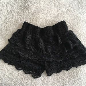 Girls Lace Shorts